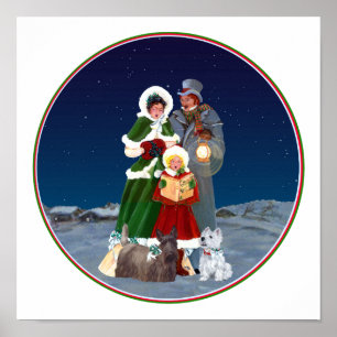 Póster Navidades Carols