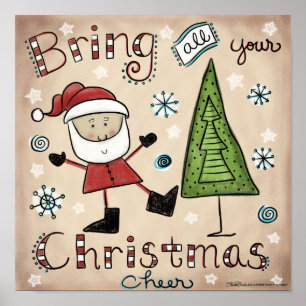 Póster Navidades Cheer