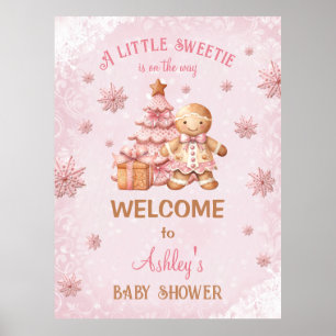 Póster Navidades Chicas de Gingerbread Poster de Baby Sho