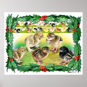 Póster Navidades chicles