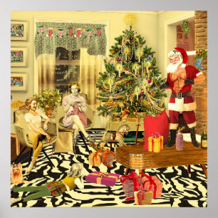 Póster Navidades Chippendale
