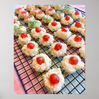 Póster Navidades Coconut Macaroons
