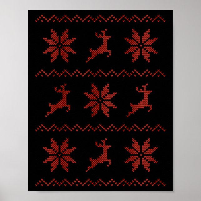 Póster Navidades con efecto de punto - Cuñada festiva (Frente)