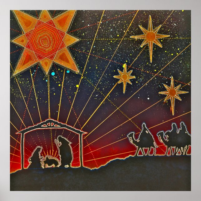 Póster Navidades cósmicos (Frente)