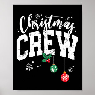 Póster Navidades Crew Funny Family Mating Group Xmas Pa