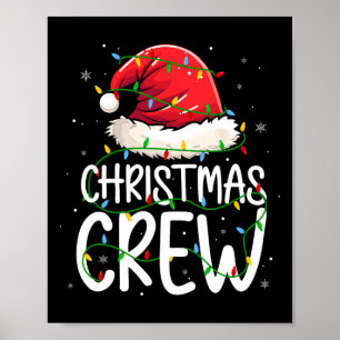 Póster Navidades Crew Xmas Familia Pareja Pajamas Hombres
