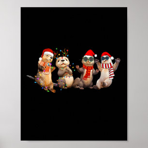 Póster Navidades Cutter Pajama Funny Xmas Encender Anim