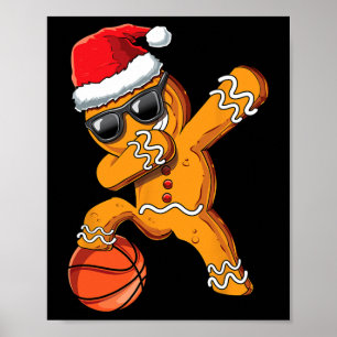 Póster Navidades Dabbing Gingerbread Man Dab Guay Bysketb
