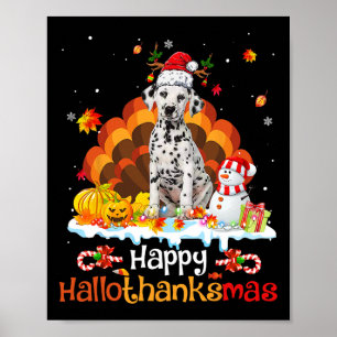 Póster Navidades de Acción de Gracias de Hallothanksmas H
