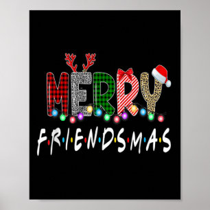 Póster Navidades de Amigos de Feliz Amistad coincidiendo