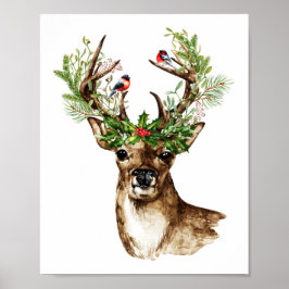 Póster Navidades de Boho en la imagen de Wall Art
