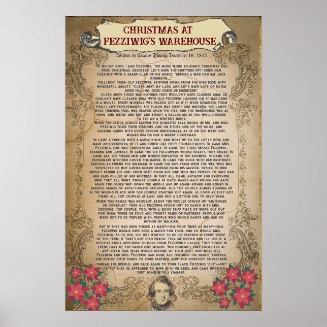 Póster Navidades de Carol, Navidades de la bodega de Fezz (Frente)