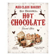Navidades de chocolate caliente de la vieja Claus