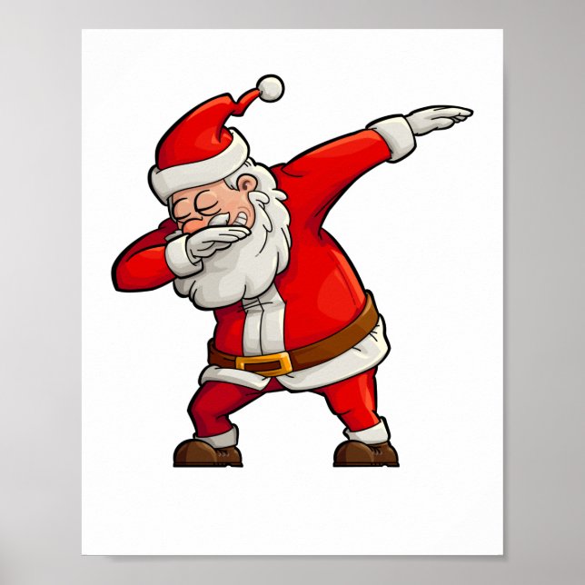 Póster Navidades de Dabbing santa (Frente)