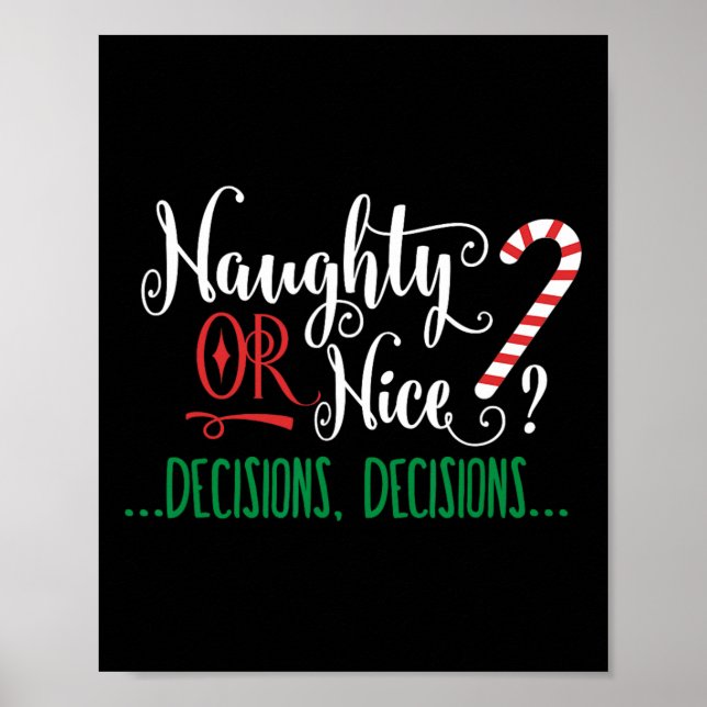 Póster Navidades De Decisiones Raras O Graciosas, Candy C (Frente)