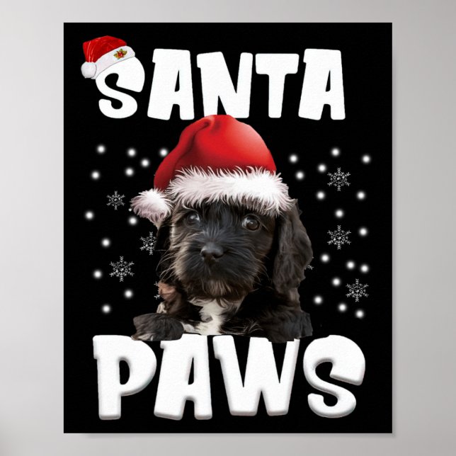 Póster Navidades de Diversión Apoo Iluminan Perro Perro P (Frente)