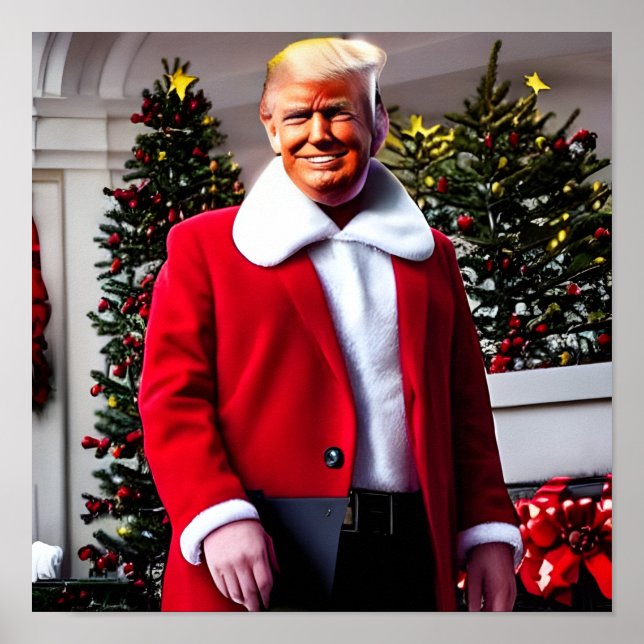 Póster Navidades de Donald Trump (Frente)