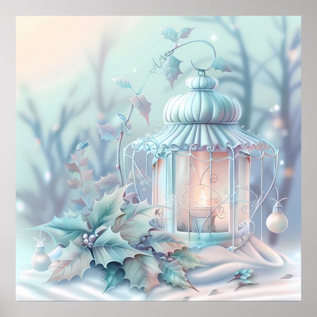 Póster Navidades de ensueño Poster Lantern (Frente)