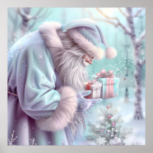 Póster Navidades de ensueño Santa Poster