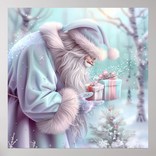 Póster Navidades de ensueño Santa Poster (Frente)