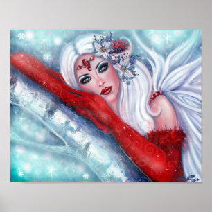 Póster Navidades De Fairy Wisher Por Renee Lavoie