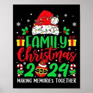 Póster Navidades de familia 2024 Compitiendo con la diver