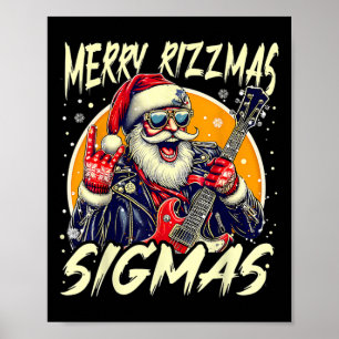 Póster Navidades de Feliz Rizzmas Rizz Guay Santa Sungles