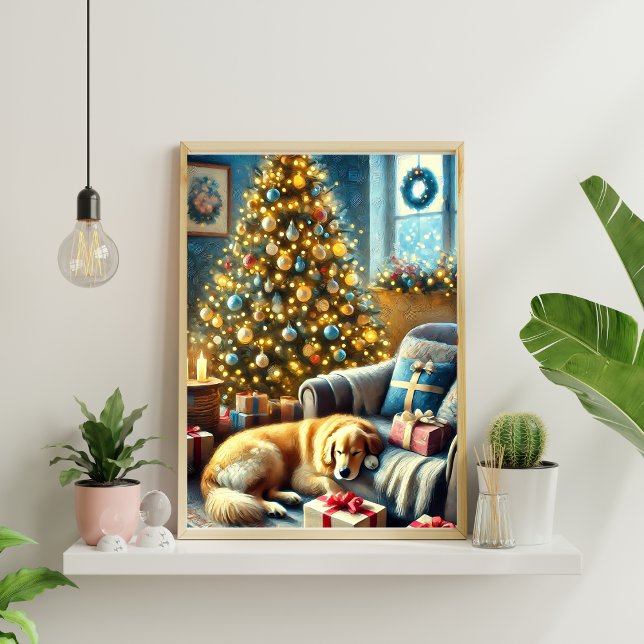 Póster Navidades de Golden Retriever (Subido por el creador)