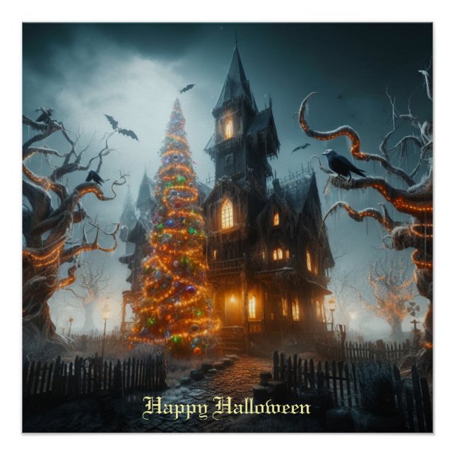 Póster Navidades de Halloween (Anverso)