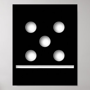 Póster Navidades de Halloween de Domino Game 5 0