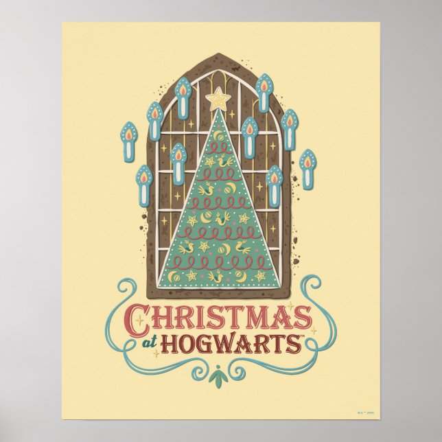 Póster Navidades de HOGWARTS™ Cookie Graphic (Frente)