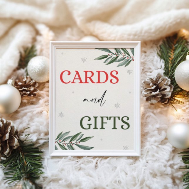Póster Navidades De Invierno Cartas Y Rótulo De Mesa De R (Subido por el creador)