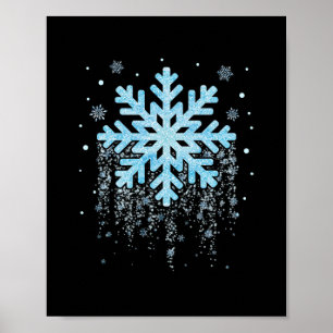 Póster navidades de invierno con disfraces de copas de ni