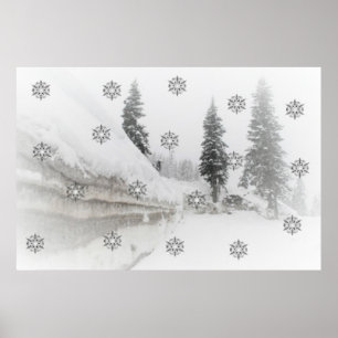 Póster Navidades de invierno de Snack
