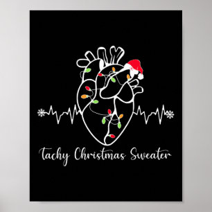 Póster Navidades de juguete sudan anatomía Corazón Enferm