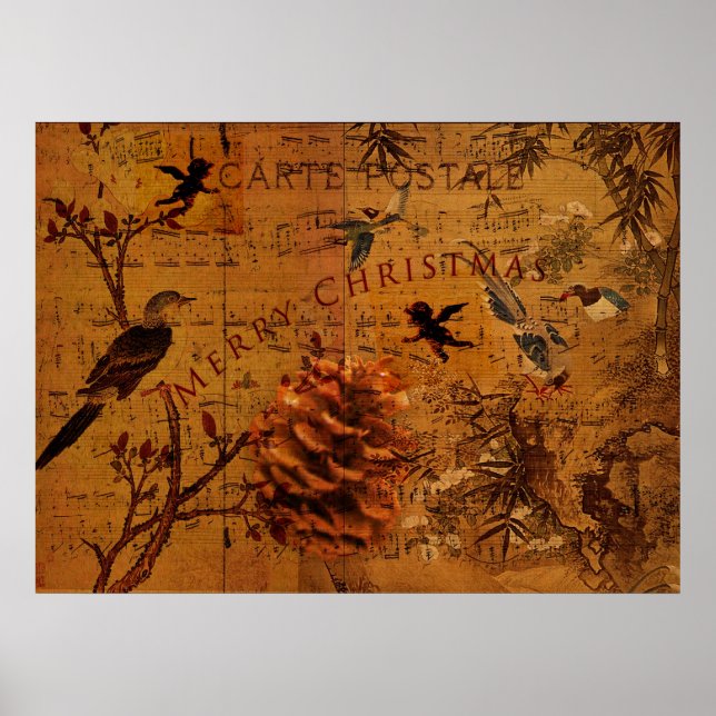 Póster Navidades de la canción Bird (Frente)