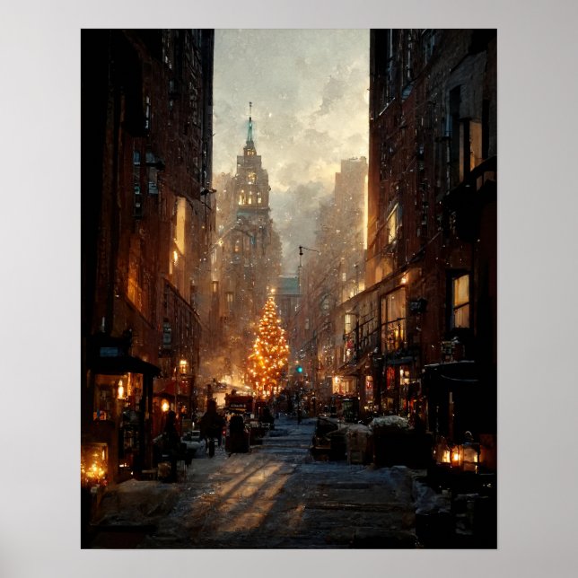 Póster Navidades de la ciudad (Frente)
