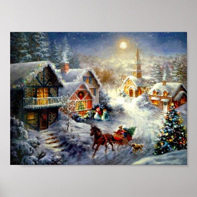 Póster navidades de la comunidad de pequeños (Frente)