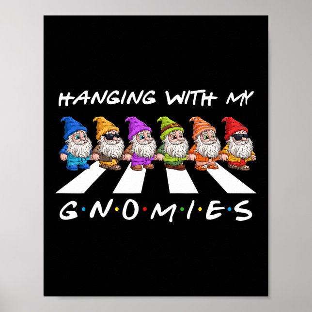 Póster Navidades De La Diversión De Crosswalk Colgando Co (Frente)