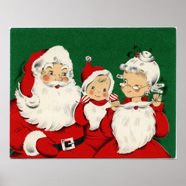 Póster Navidades de la Familia Santa Vieja (Frente)
