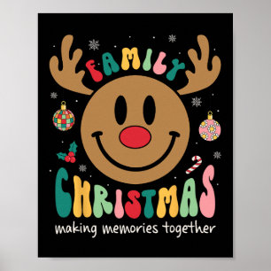 Póster Navidades de la familia Smile Face 2023