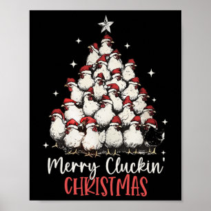 Póster Navidades de Merry Cluckin Navidades divertidos Po
