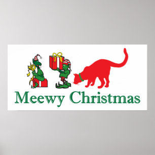Póster Navidades de Merry Meewy