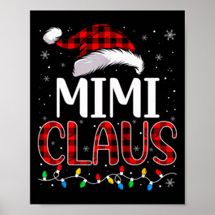 Póster Navidades de Mimi Claus iluminan Navidad familiar 