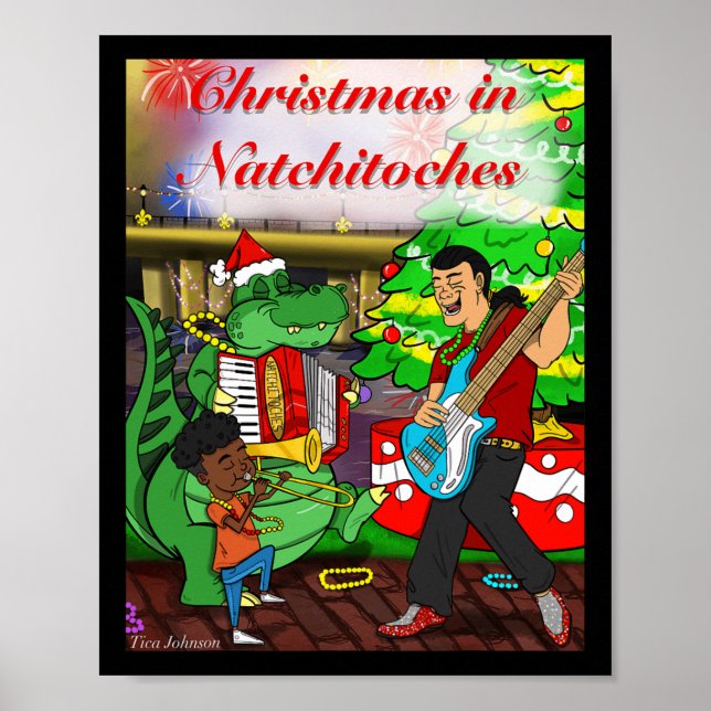 Póster Navidades de Natchitoches (Frente)