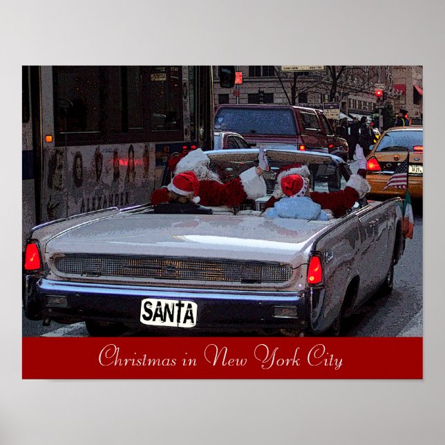 Póster Navidades de Nueva York (Frente)