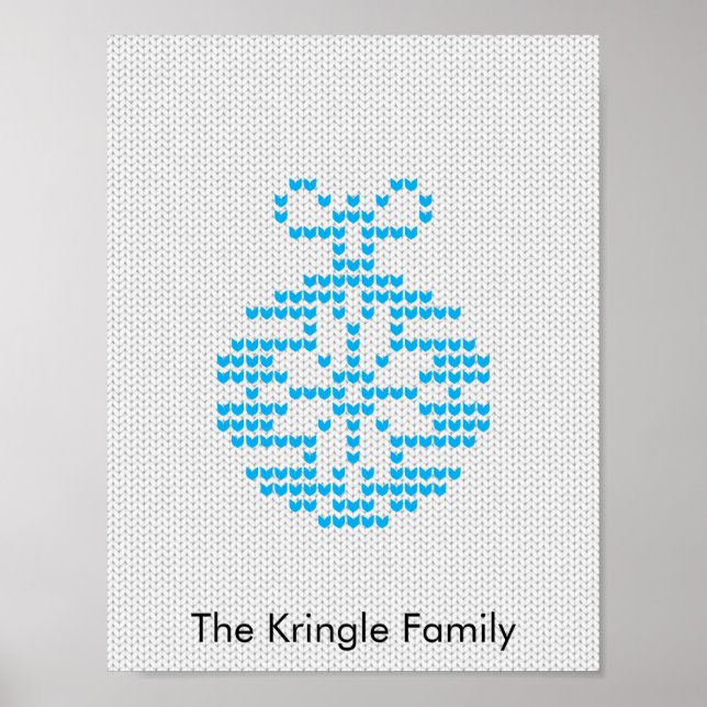 Póster Navidades de ornamento Sweater (Frente)