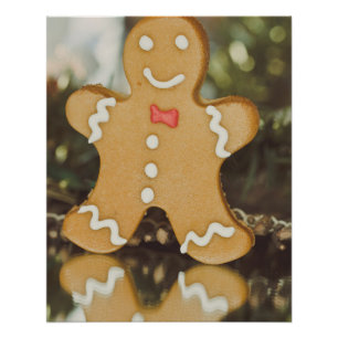 Póster Navidades de pan de jengibre