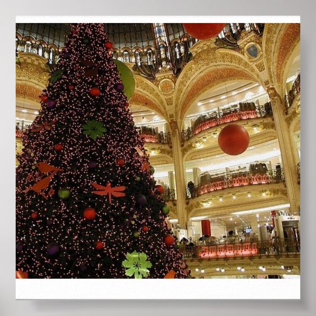 Póster Navidades de París Poster (Frente)