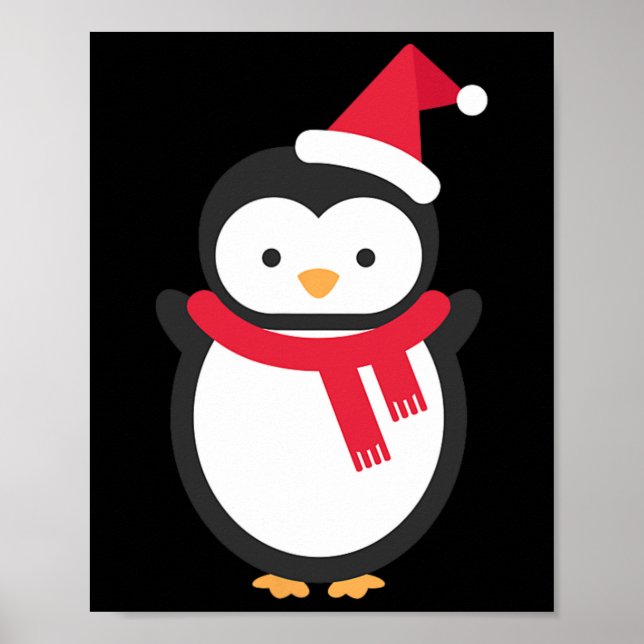 Póster Navidades de Penguin (Frente)